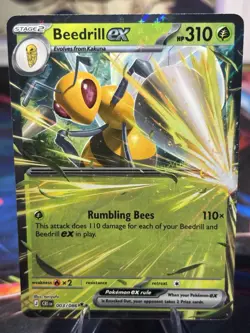 Pokemon 2026 ME Chaos Rising Beedrill EX 098/086 UR & Beedrill EX RR 003/086 NM - Image 2