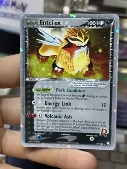 #2 Rocket's Entei ex 97/109 EX Team Rocket Returns 2004 Holo Rare Pokemon Card - Image 3
