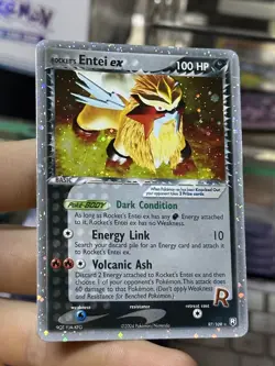 #2 Rocket's Entei ex 97/109 EX Team Rocket Returns 2004 Holo Rare Pokemon Card - Image 4