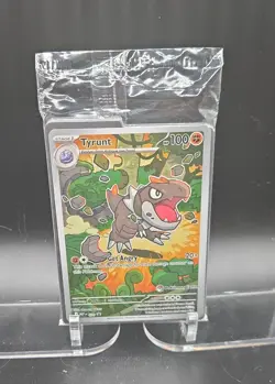 (Sealed) Tyrunt 070 Me: Mega Evolution Pokemon Center Stamped Promo Holo - Image 1