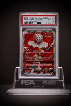 2018 Pokemon SM Lost Thunder Blacephalon GX 199/214 Full Art PSA 10 - Image 2
