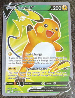 Pokemon TCG Raichu V Full Art 158/172 Brilliant Stars Ultra Rare Holo ENG - Image 1