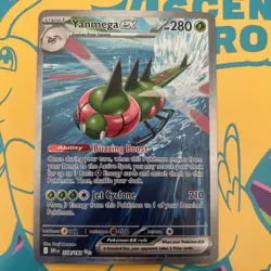 Pokemon TCG Card Yanmega ex 228/182 Destined Rivals Special Illustration - NM - Image 1