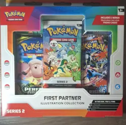Pokemon TCG First Partner Illustration Collection Box Series 1 & 2 + 3 Promo - Image 2