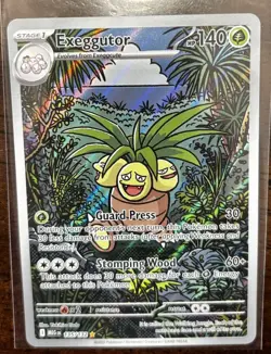 2025 Pokemon Mega Evolution Exeggutor Illustration Rare #135/132 - MINT - - Image 1