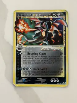 Gold Star Charizard (100/101) EX Dragon Frontiers Holo Pokemon Damaged - Image 1