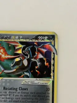 Gold Star Charizard (100/101) EX Dragon Frontiers Holo Pokemon Damaged - Image 3