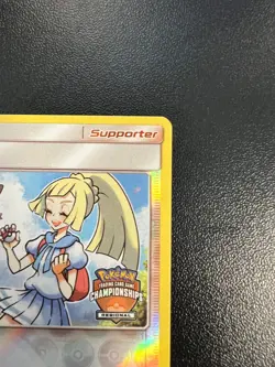 Pokemon Lillie 125a/156 Regional Championships STAFF Promo Holofoil Light Play - Image 3