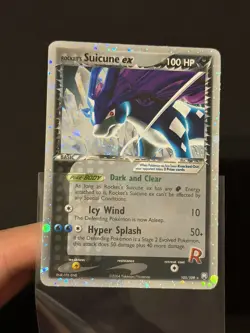 Pokemon TCG Team Rocket Suicune ex Team rocket returns Ultra rare 105/109 NM - Image 1