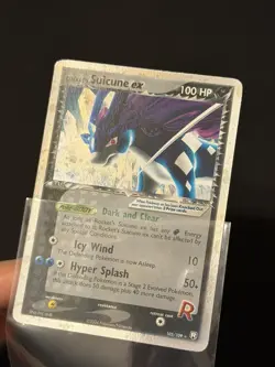 Pokemon TCG Team Rocket Suicune ex Team rocket returns Ultra rare 105/109 NM - Image 3