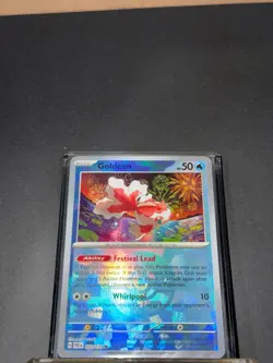 Goldeen Poke Ball Pattern PRE 020/131 Pokemon Reverse Holo NM - Image 1