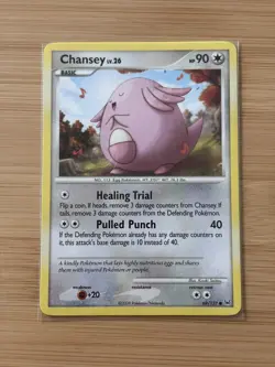 Chansey 69/127 Platinum Common Pokemon Card TCG - Image 1