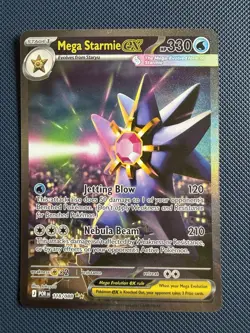Pokemon Mega Starmie EX 118/088 Special Illustration Rare Perfect Order NM Fresh - Image 1