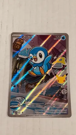 Pokemon Piplup 042 - First Partners Promo - Full Art Holo - Mint - Image 2