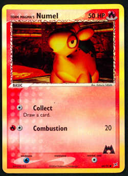Pokemon Team Magma's Numel Reverse Holo 64/95 Ex Team Aqua Team Magma (LP) - Image 1