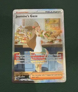 Pokemon TCG Jasmine's Gaze 245/191 Surging Sparks Full Art Holo - Image 1