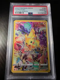 2023 Pokemon SWSH Crown Zenith Pikachu #160/159 PSA 10 GEM MINT - Image 2