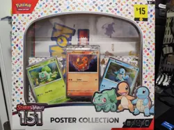 Nintendo Pokemon TCG Scarlet & Violet - 151 Poster Collection Box - 3 Packs 820650853166 - Image 1
