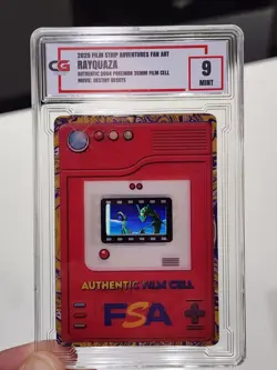 Pokemon FSA 35mm Film Holder Graded By CG Graded Rayquaza - Image 1