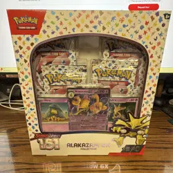 Pokemon Scarlet & Violet 151 Alakazam ex Collection Box - 4 packs of 151 - Image 1