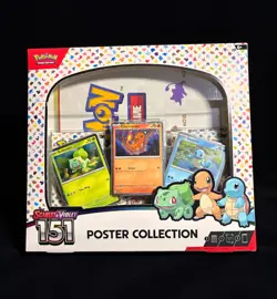 Pokemon TCG Scarlet & Violet 151 Poster Collection Box Sealed 3 Packs - Image 2