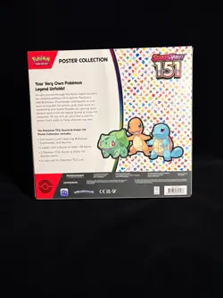 Pokemon TCG Scarlet & Violet 151 Poster Collection Box Sealed 3 Packs - Image 3