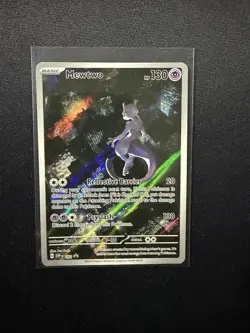 Pokemon TCG Mewtwo 052 SV Scarlet & Violet Promo Holo English Basic 130 HP - Image 1