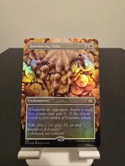 Smothering Tithe - Borderless Foil Double Masters 2022 Magic the Gathering - Image 1