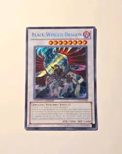 Yugioh Black-Winged Dragon CT07-EN002 Secret Rare LP - Image 1