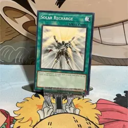 Konami Yu-Gi-Oh! TCG Solar Recharge Spell Card EN Standard Size - Image 1