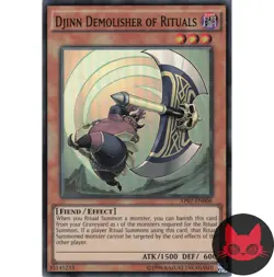 Yugioh Djinn Demolisher of Rituals AP07-EN006 Super Rare NM - Image 1
