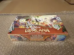 New Factory Sealed Disney Lorcana TCG Wilds Unknown Booster Box English - Image 2