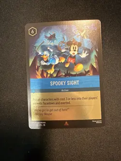 Spooky Sight 165/204 Whispers In The Well Cold Foil Disney Lorcana TCG - Image 1