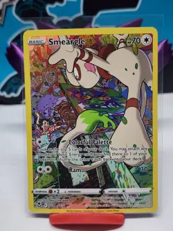 Smeargle - TG10/TG30 - Pokemon Silver Tempest Trainer Gallery Holo Card - Image 1