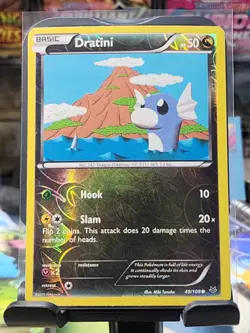 Pokemon Card Dratini Roaring Skies 49/108 NEAR MINT Reverse Holo Common TCG!!!!! - Image 1