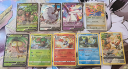 Pokemon TCG Sword/Shield Holo/Full Art Promo 9 Card Lot - Dark Sylveon V Etc. - Image 1