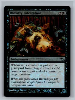 Magic The Gathering Shadowmoor Blowfly Infestation #58/301 Foil MTG TCG CCG - Image 1