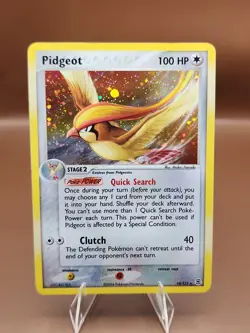 Pidgeot Holo Rare 10/112 EX FireRed & LeafGreen Pokemon Card 2004 WOTC - Image 1