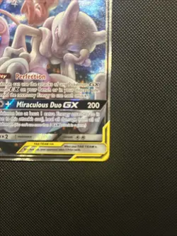 Pokemon TCG Mewtwo & Mew GX SM191 Black Star Promo Card MINT Condition - Image 4