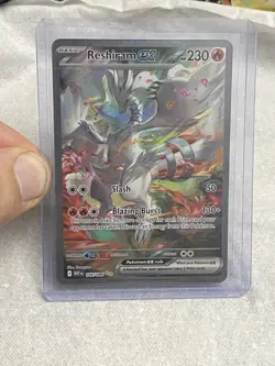 Pokemon TCG White Flare EN Reshiram EX Card 166/086 SIR 💎Near Mint💎 - Image 1