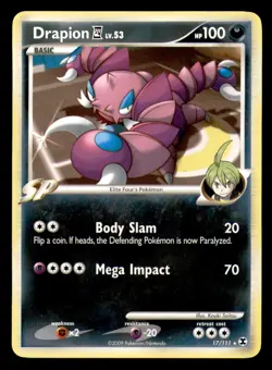 Drapion E4 17/111 Rare Rising Rivals Pokemon Lightly Played - Image 1