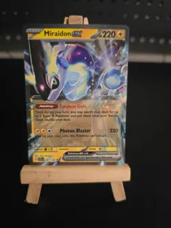 Pokemon Card Miraidon ex #81 Scarlet & Violet Holo English - Image 1