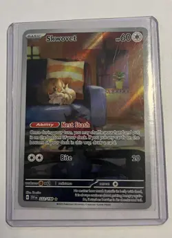 Pokemon TCG Skwovet Scarlet & Violet Base Set 222/198 Holo Illustration Rare - Image 1