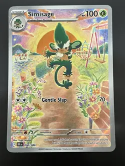 Simisage (090/086) Black Bolt - Illustration Rare - ‘25 - Full Art - Pokemon TCG - Image 1