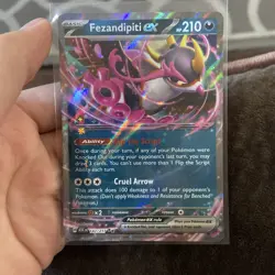 Pokemon Fezandipiti ex 38/64 Scarlet & Violet Shrouded Fable Flip The Script - Image 1