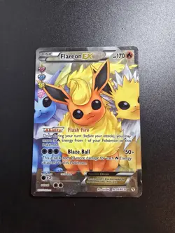 Pokemon TCG Flareon EX Full Art Ultra Rare RC28/RC32 XY Generations - Image 1