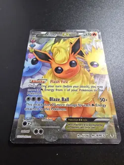 Pokemon TCG Flareon EX Full Art Ultra Rare RC28/RC32 XY Generations - Image 2