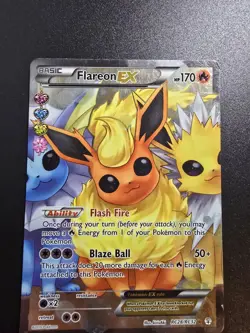 Pokemon TCG Flareon EX Full Art Ultra Rare RC28/RC32 XY Generations - Image 3