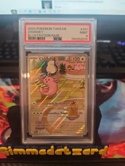 Pokemon TCG Chansey Illustration Twilight Masquerade PSA 9 - Image 1