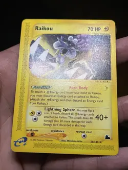 Pokemon Raikou 28/144 Skyridge Regular Non Holo English - Image 2